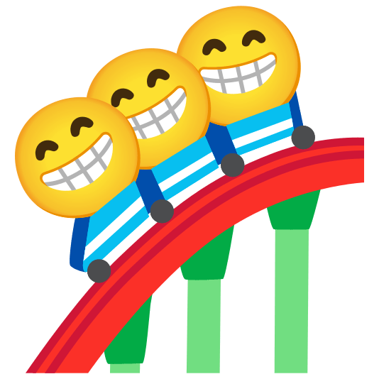 roller coaster grin