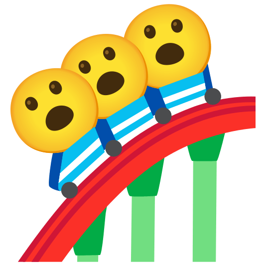 roller coaster open mouth