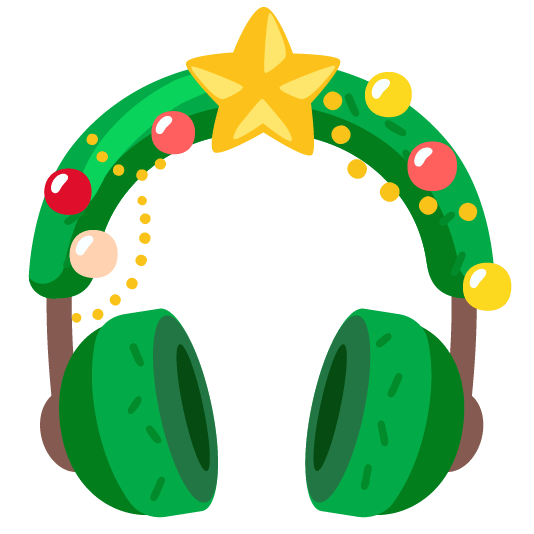 headphones evergreen tree