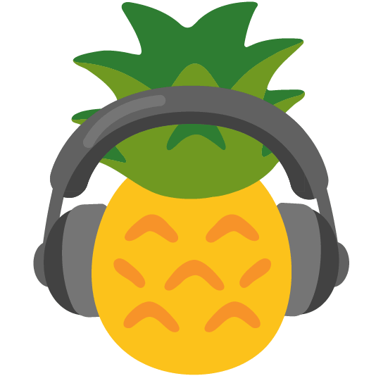 headphones pineapple
