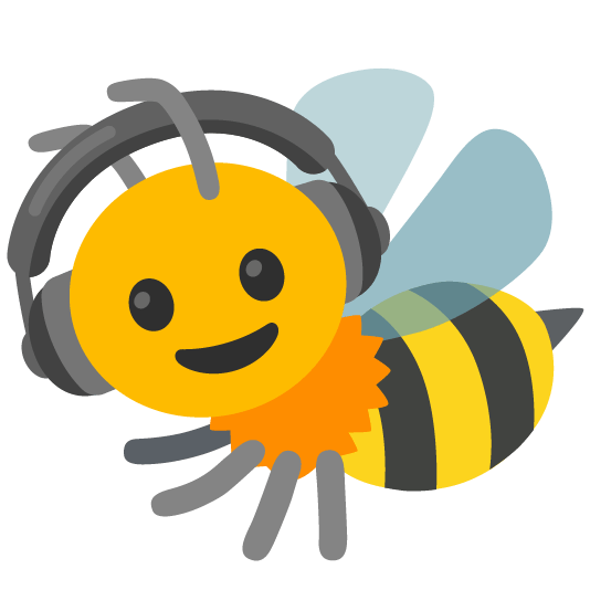 headphones bee