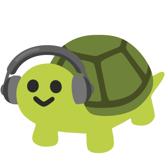 headphones turtle