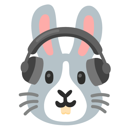 headphones rabbit