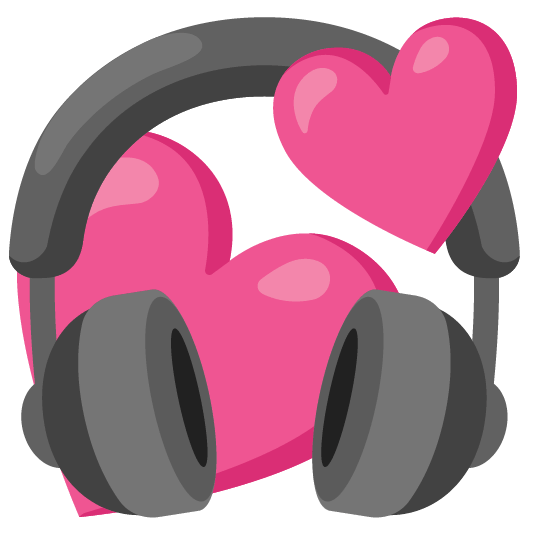 headphones two hearts