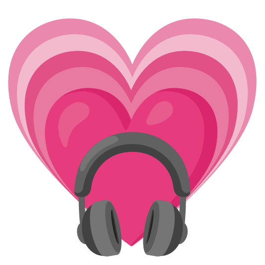 headphones heartpulse