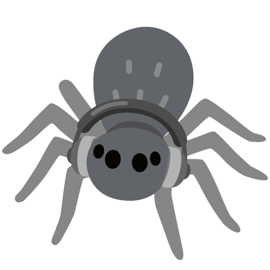 headphones spider
