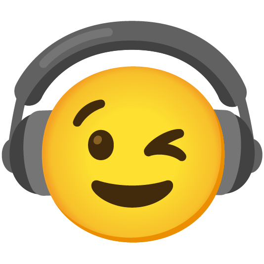 headphones wink
