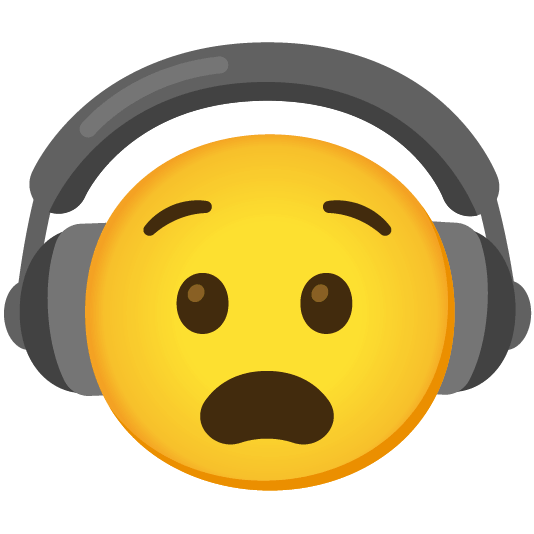 headphones anguished