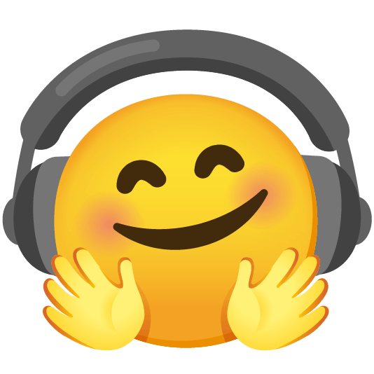 headphones hugging face