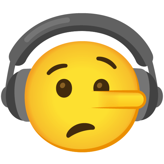 headphones lying face
