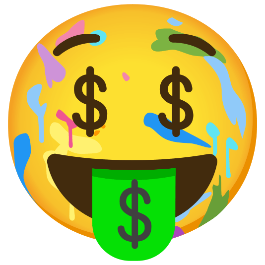 art money mouth face