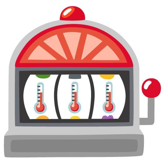 slot machine thermometer