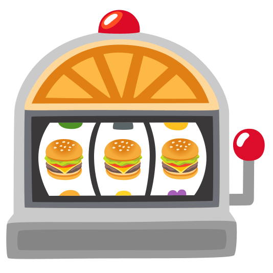 slot machine hamburger