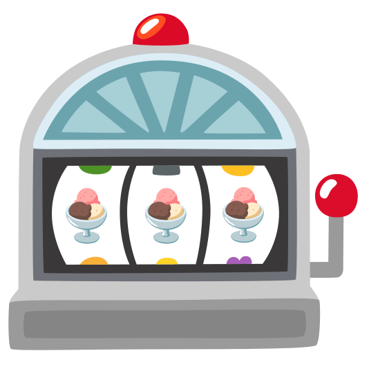 slot machine ice cream