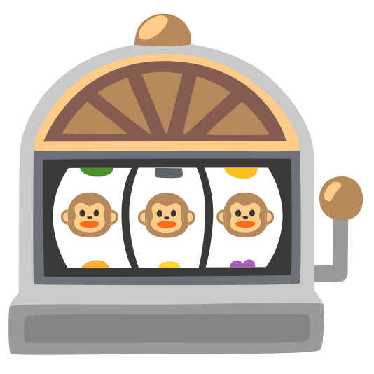 slot machine monkey face