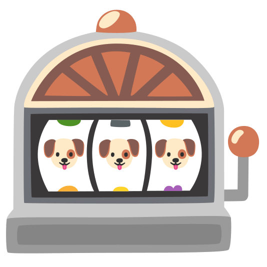 slot machine dog