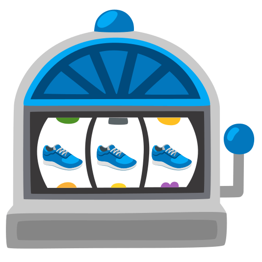 slot machine athletic shoe