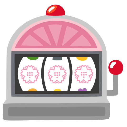 slot machine white flower