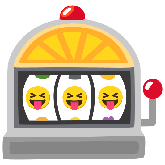 slot machine stuck out tongue closed eyes