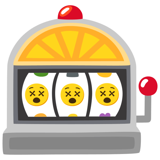 slot machine dizzy face