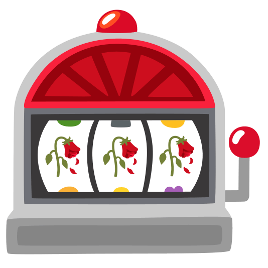 slot machine wilted flower