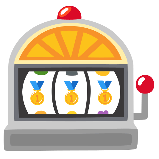 slot machine first place medal