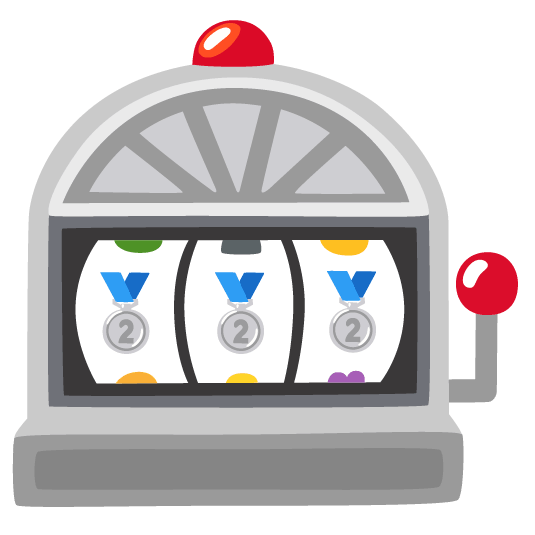 slot machine second place medal