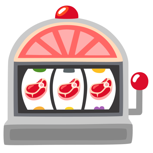 slot machine cut of meat