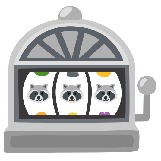 slot machine raccoon