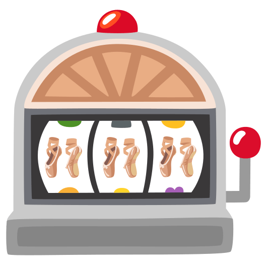 slot machine ballet shoes