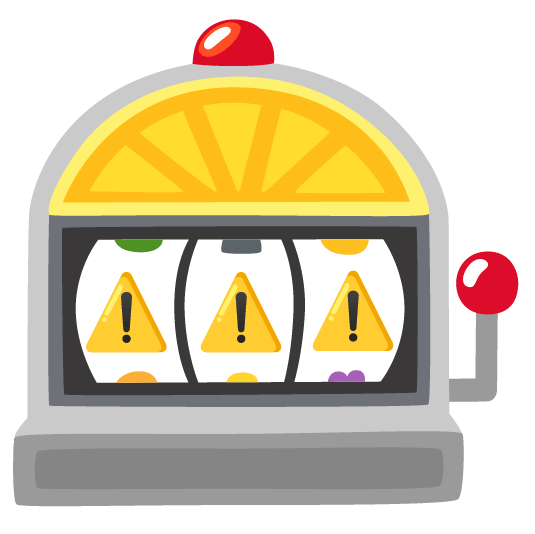 slot machine warning