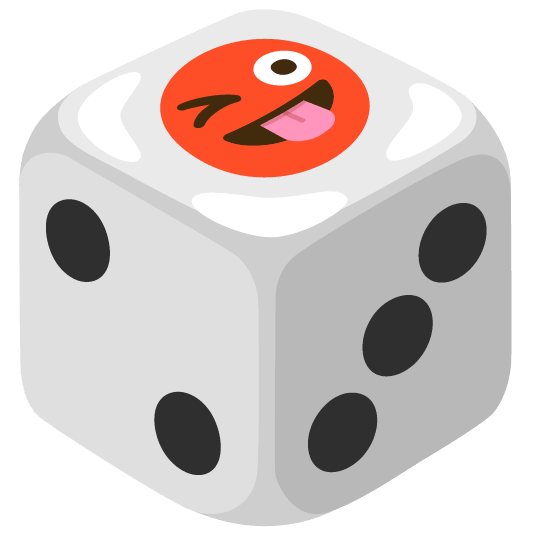 game die stuck out tongue winking eye