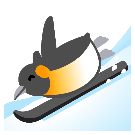 ski penguin