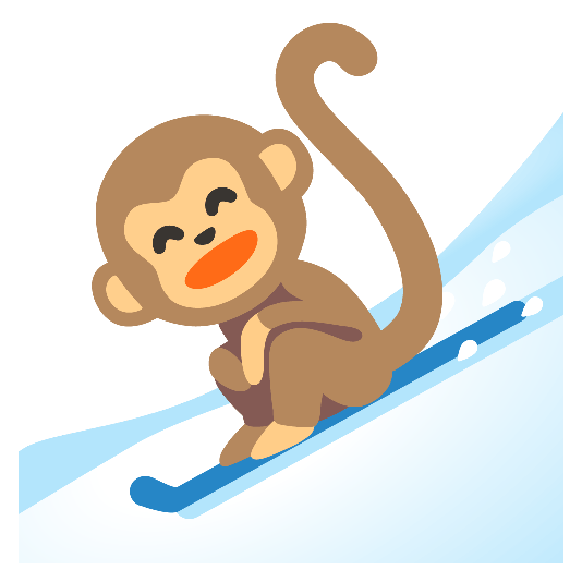 ski monkey face