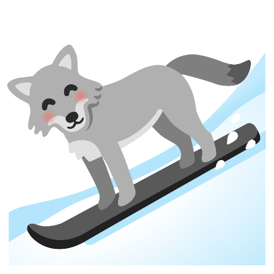 ski wolf
