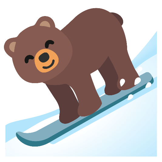 ski bear