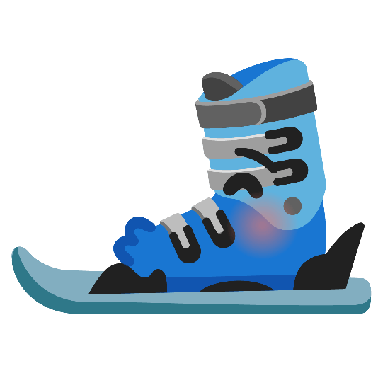 ski kissing closed eyes