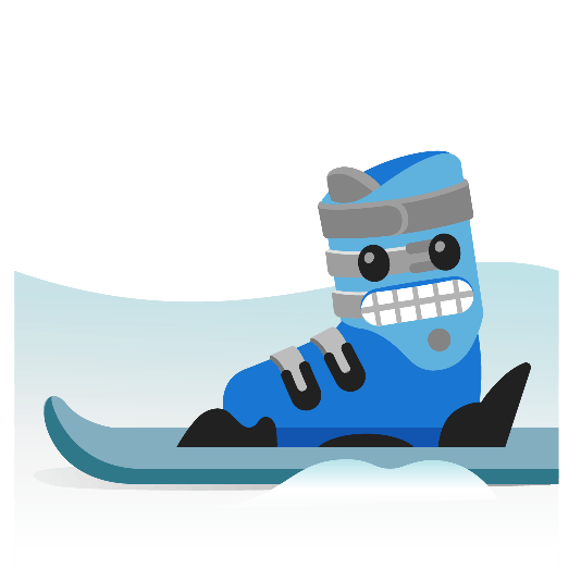 ski grimacing
