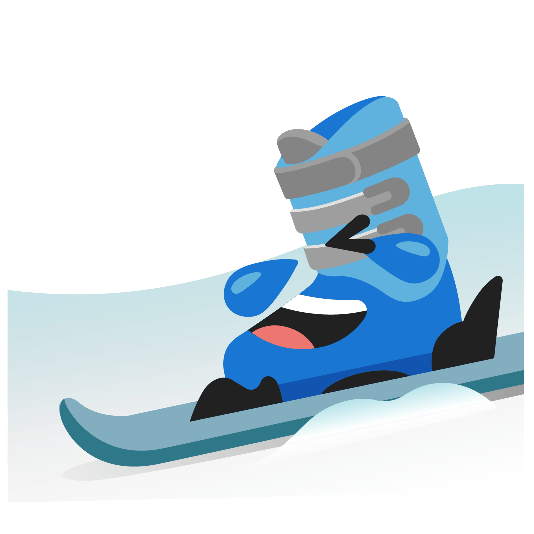 ski rolling on the floor laughing