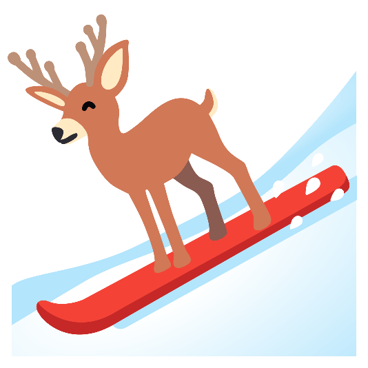 ski deer