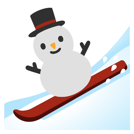 ski snowman without snow