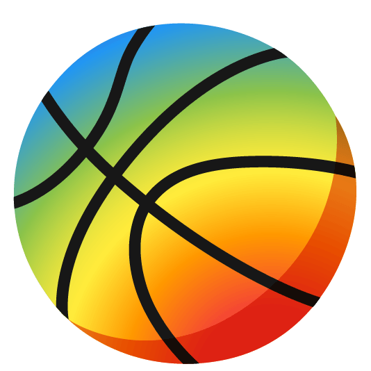 basketball rainbow
