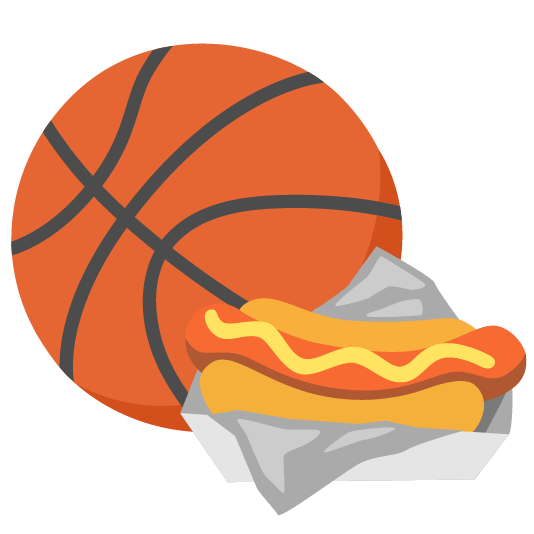 basketball hotdog