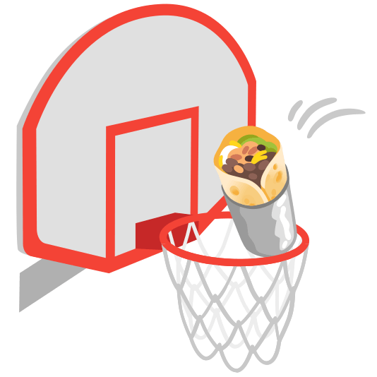 basketball burrito