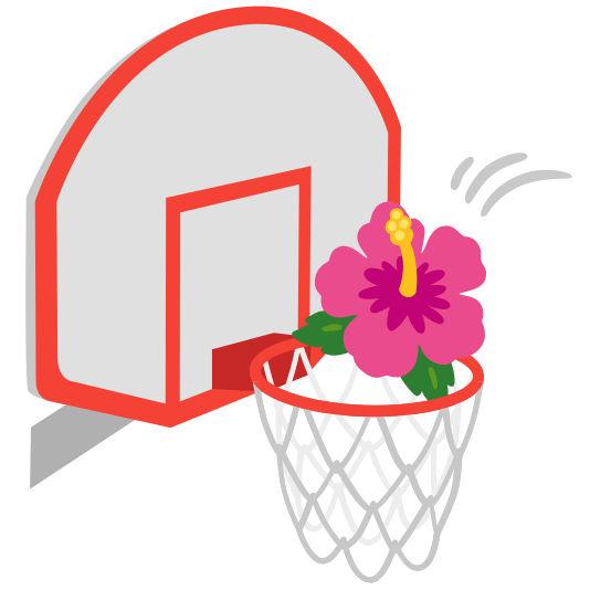 basketball hibiscus