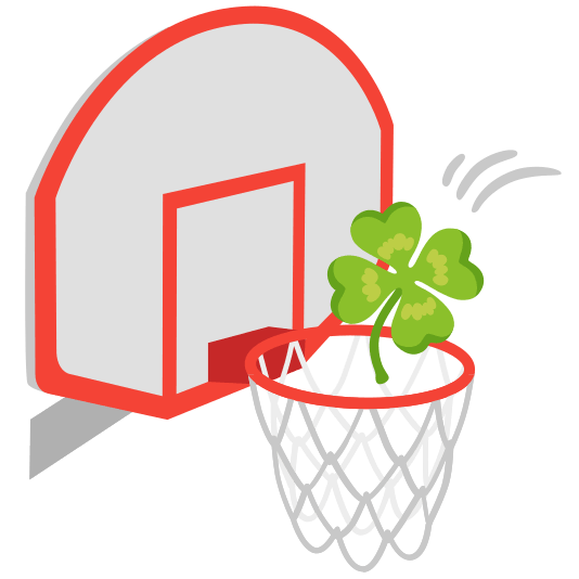 basketball four leaf clover