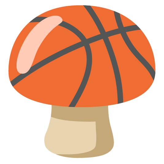 basketball mushroom