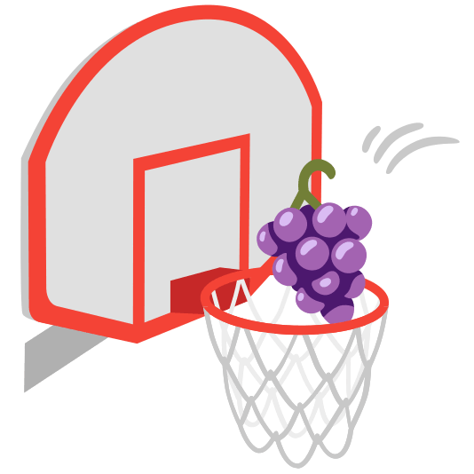 basketball grapes