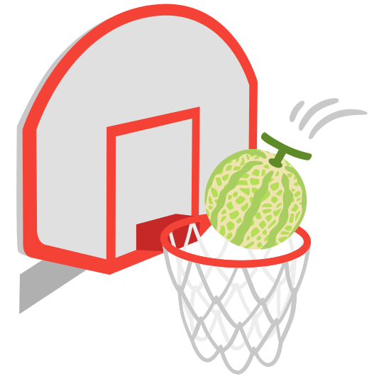 basketball melon