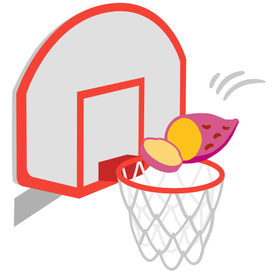 basketball sweet potato